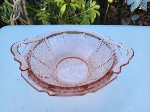 jeannette cherry blossom pink depression glass