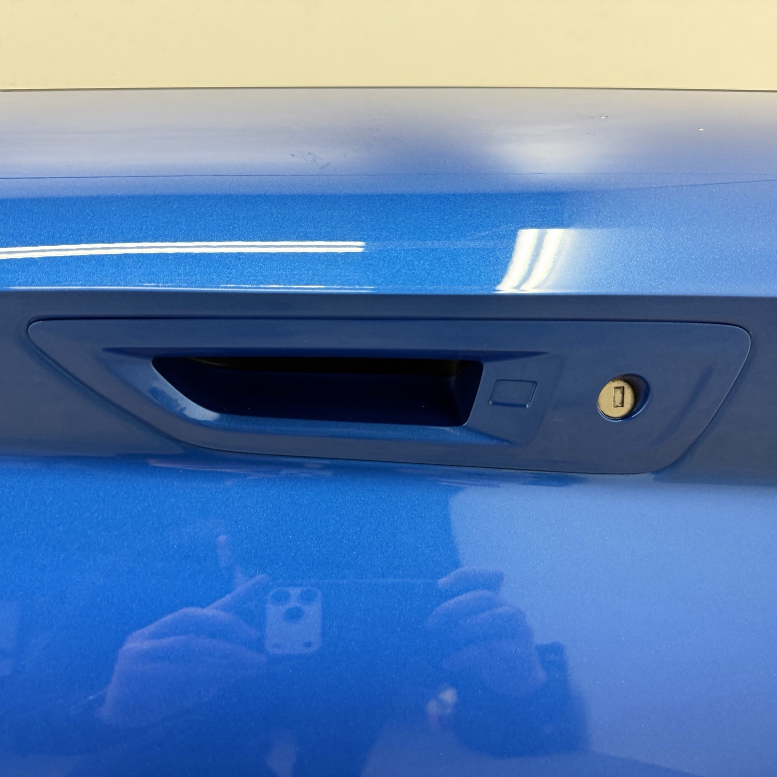 17-23 Audi R8 Coupe Driver Left Door Shell Complete With Glass Ara Blue OEM