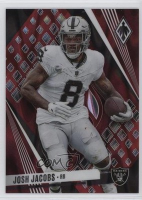 2023 Panini Phoenix Red Seismic 37/199 Josh Jacobs #57 1v3