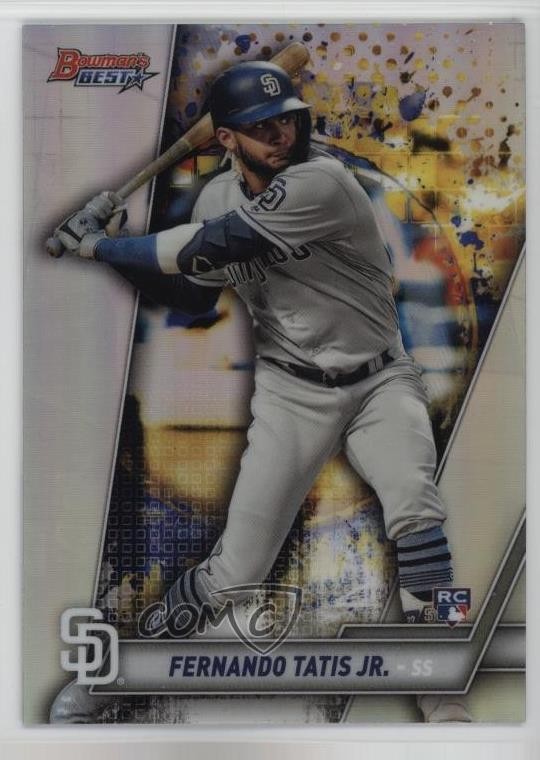 2019 Bowman's Best Refractor Fernando Tatis Jr #58 Rookie RC