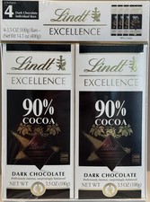 Lindt EXCELLENCE 90% Cocoa Dark Chocolate Bar...