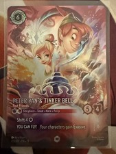 Disney Lorcana TCG Attack of the Vine Enchanted Peter Pan  Tinker Bell