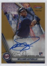 2019 Bowman's Best Gold Refractor 50/50 Willians Astudillo #B19-WA Auto 12ui