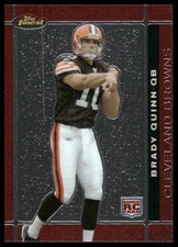 Brady Quinn Rookie RC 2007 Finest #102 Cleveland Browns