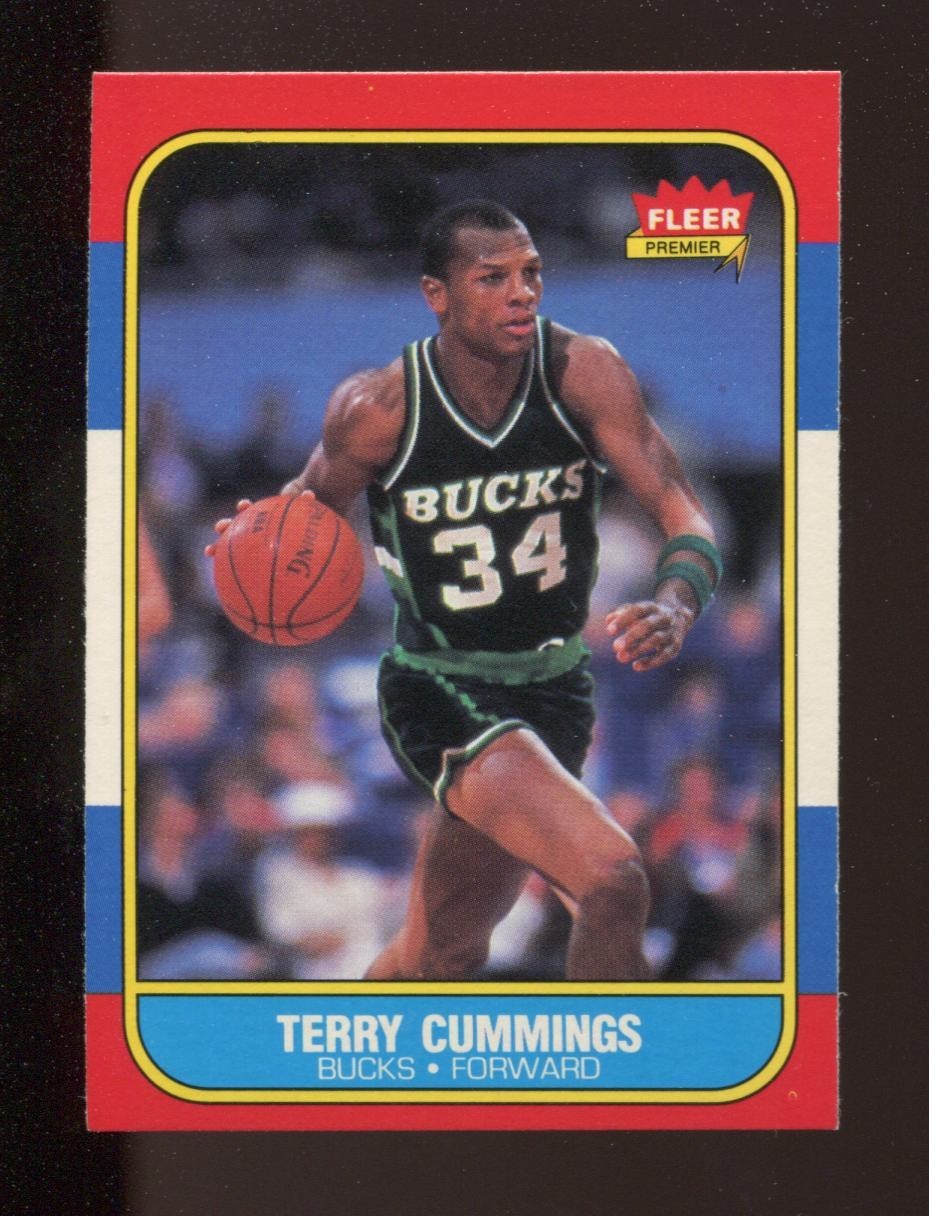 1986 Fleer #20 Terry Cummings Set Break