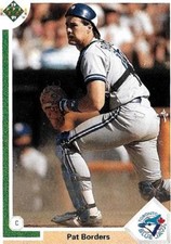 Pat Borders Toronto Blue Jays Catcher 1991 Upper Deck # 147 17 yrs in MLB