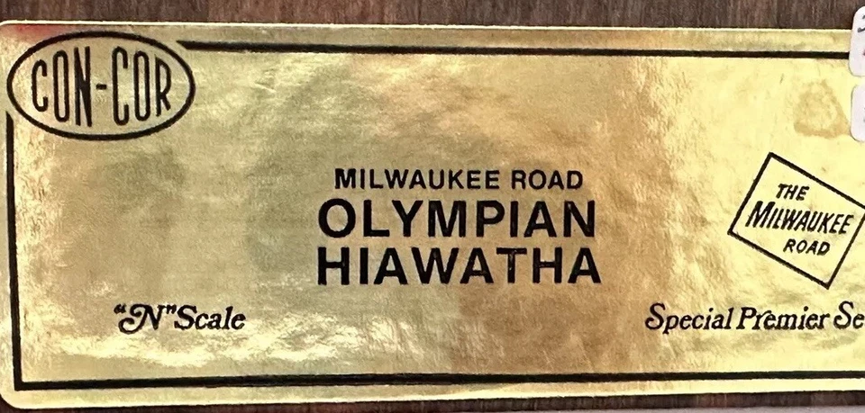 ConCor N Scale Milwaukee Rd Olympian Hiawatha 1 Loco, 1 Dummy, 6 Cars - Image 2 of 4