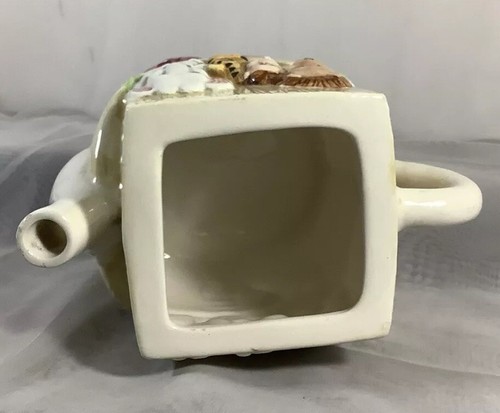 Noah's Ark Ceramic Tea Pot Giraffe Lion Birds Monkey Cheetah Vintage - READ - Picture 7 of 7