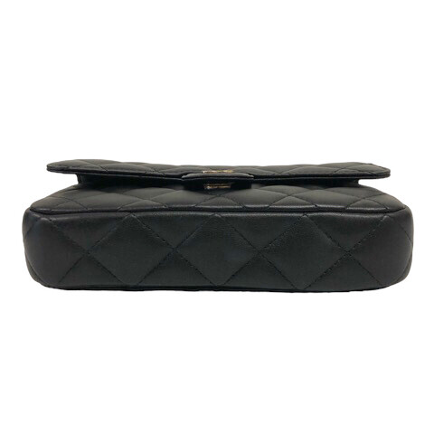 CHANEL Mattelasse Mini Kette Schulter Lwallet Lammfell gesteppt Wasserhahn wa00213 - Bild 5 von 9