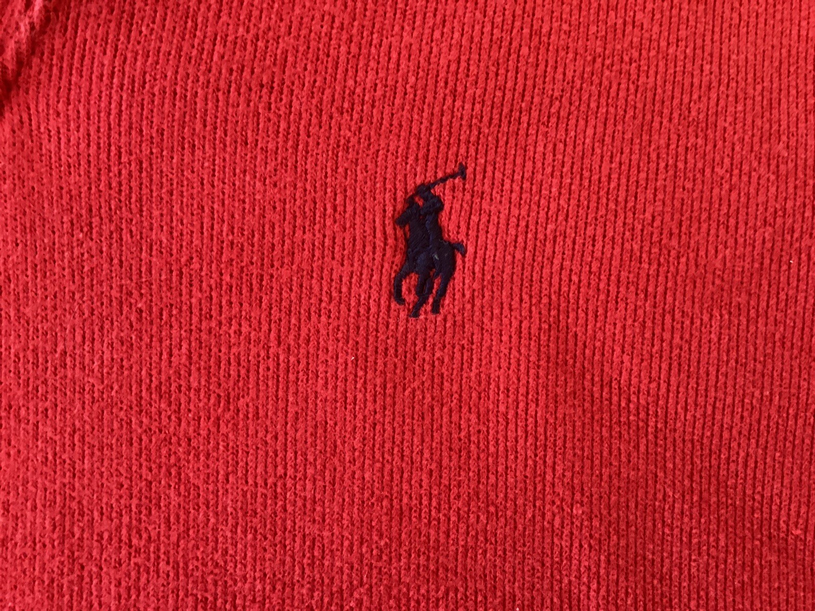 Polo Ralph Lauren Maglione Uomo XXL Felpa Rossa Piccolo Pony vedi foto