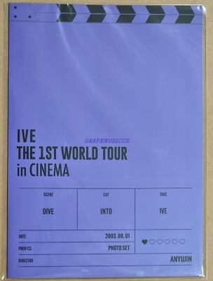 IVE THE 1ST WORLD TOUR in CINEMA POP-UP STORE OFFICIAL GOODS PHOTO