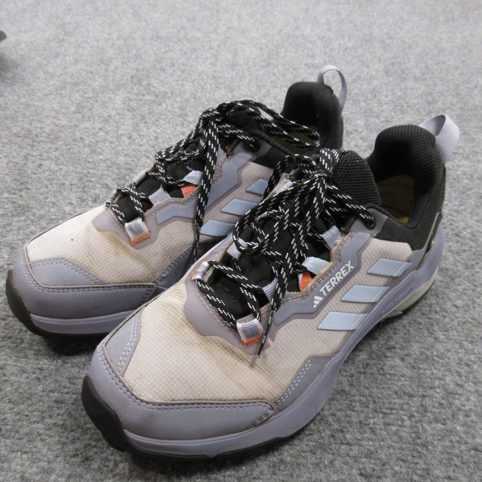 Adidas Terrex AX4 HQ1052 Tenis Mujer 7 Plata Violeta Azul Amanecer Zapatos de Senderismo Foto 2 de 4