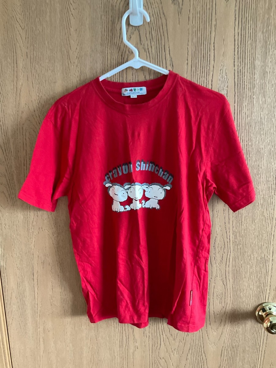 Unisex Crayon Shin-chan Cotton Short Sleeve Top Orange US Women Unisex Crayon Shin-chan Cotton Short Sleeve Top Orange US Women