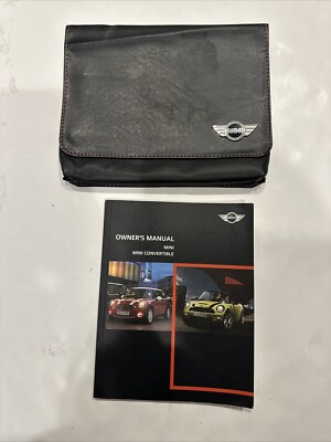 2009 Mini hardtop Coupe & Convertible owners manual & case S John Works