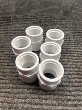 Lot of 6 LASCO Sch 40 PVC COUPLER 3/4" FPT x SLIP ADAPTER