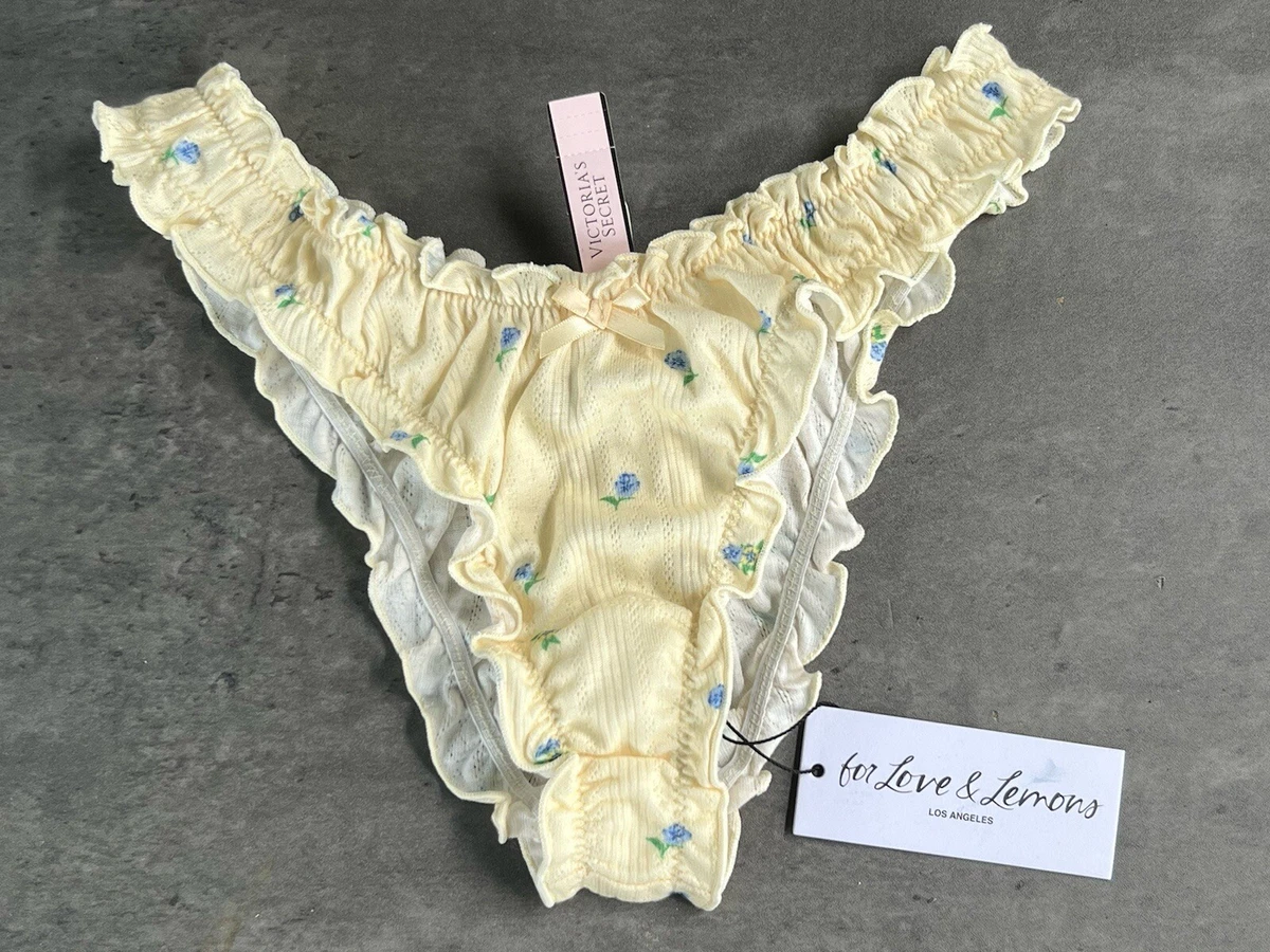 Braguita De Bikini Women'secret Forever Ruffles - Encaje Floral Azul, Parte De Conjunto