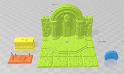 Altars - Crypt Of Doom -Fat Dragon Games- DND- Pathfinder -RPG- Terrain-28 mm / 