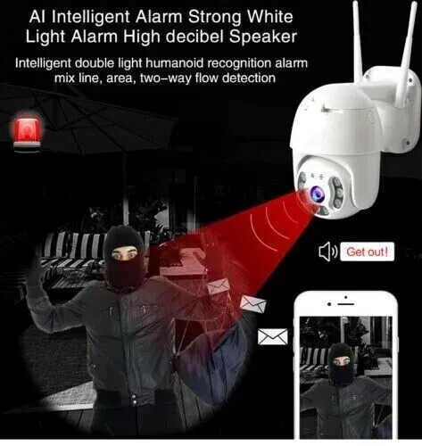 Videocamera Sorveglianza Da Esterno IP Wi-Fi Doppia Ottica 2K/3MP 2K/3MP Con Difesa - Foto 3