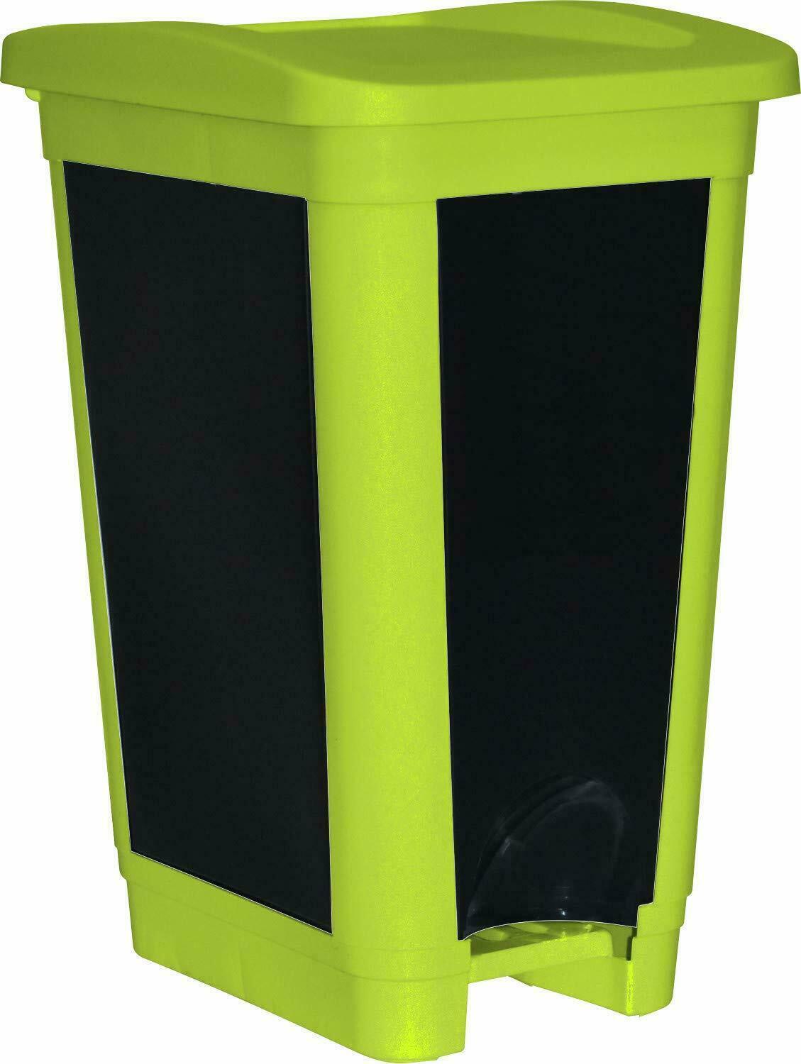Plastic Pedal Waste Bin Kitchen Recycle Rubbish Bins Office Home
