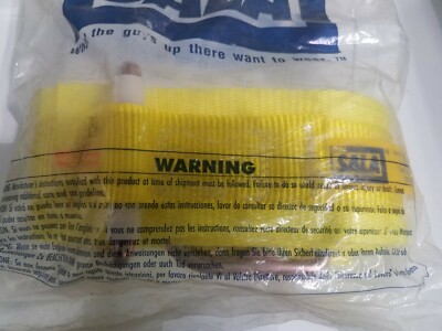 3' Yellow Web Tie-Off Adaptor Sling Pass Thru Type DBI/SALA 1003000 NEW ...