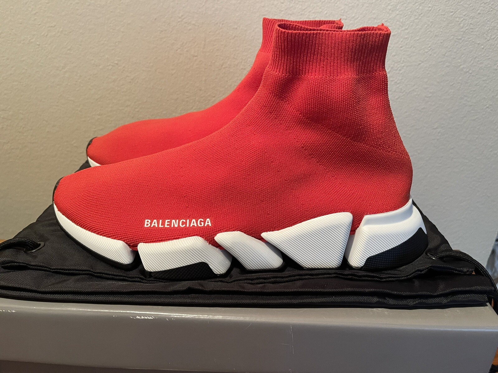 red white balenciaga