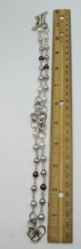 50.5 GRAM MICHAEL DAWKINS STERLING PEARL 24 INCH NECKLACE - Picture 6 of 6