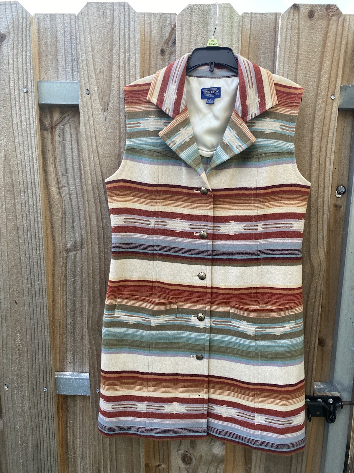 Pendleton Woolen Mills Wool Jacket Vest Gilet dre… - image 11