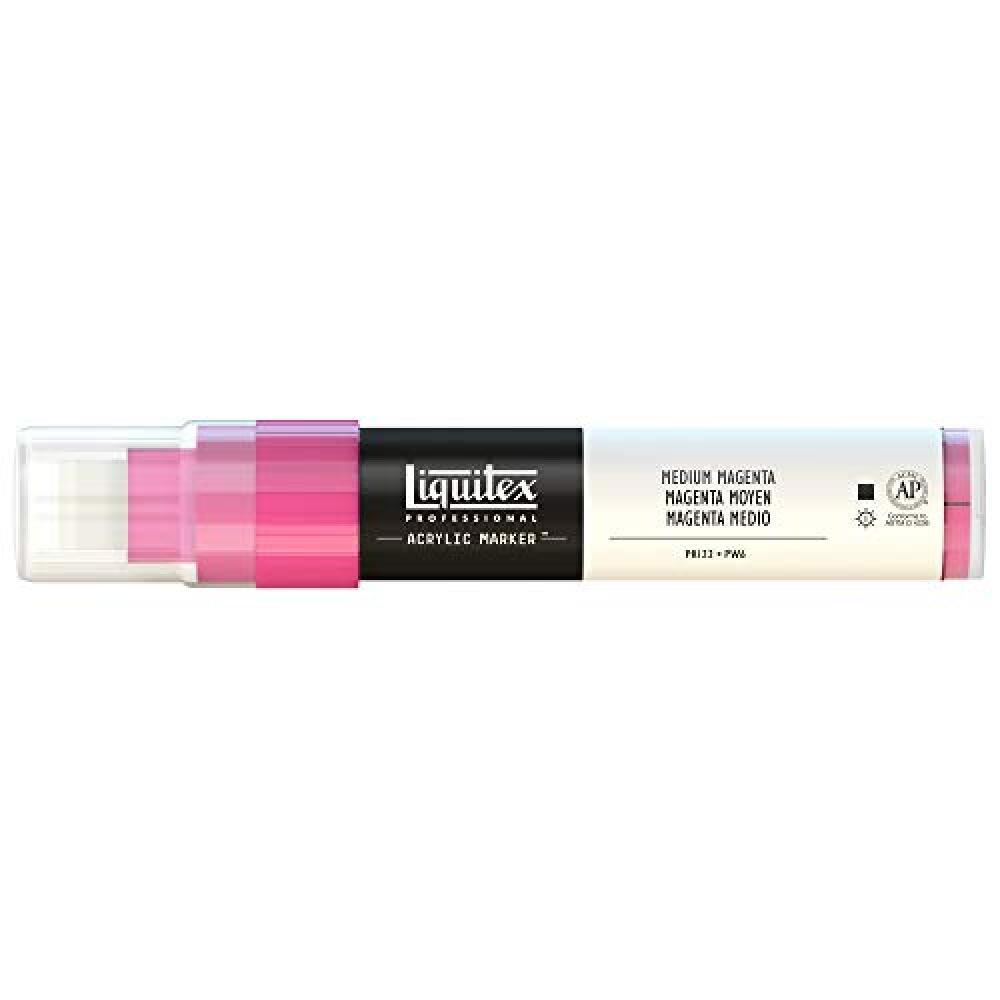(TG. Acrylmarker 8 - 15 mm Spitze) LIQUITEX Colori acrilici, Magenta Mittel, Acr