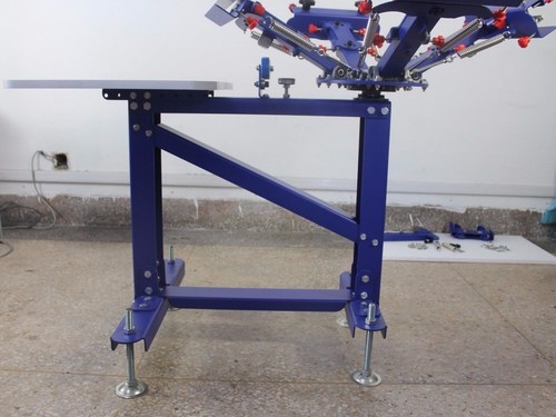 Vertical 4 Color Screen Printing Machine Micro Adjust Printer Press Equipment - Picture 7 of 10
