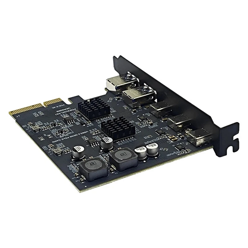 NEW PCI X4 To 3 Port Type C + 2 Port USB3.2 Adapter Expansion Card USB 3.2 HUB - Image 4 of 4