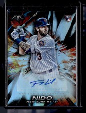 2018 Topps Fire Autographs #FATN Tomas Nido RC LOGO