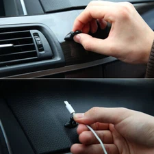 2pcs Car Wire Cable Holder Clip Phone Charger Line Organizer Clamp Accessories