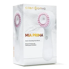 Clarisonic Mia Prima Sonic Cleansing Face Brush White, NIB