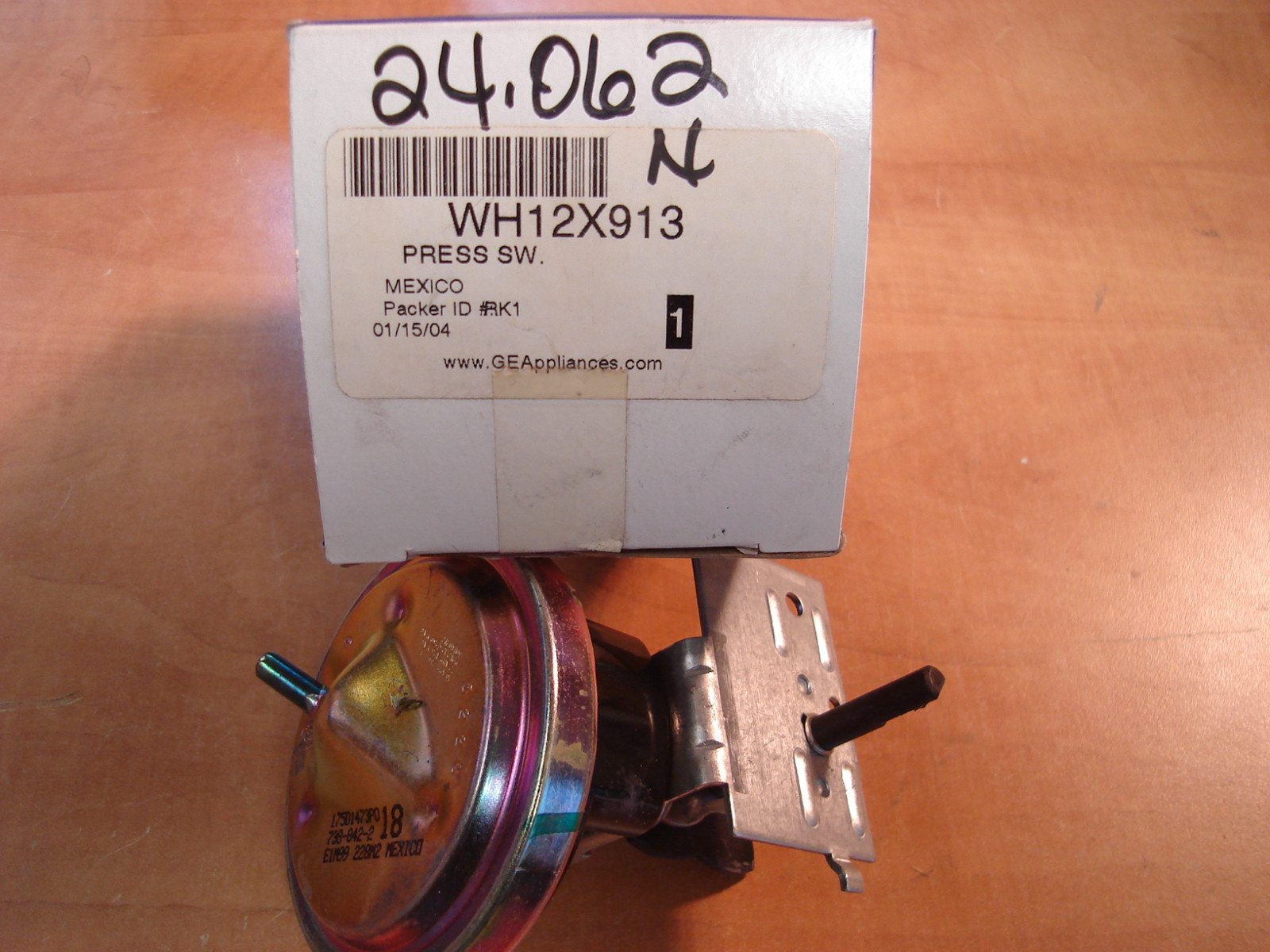 GE HOTPOINT OEM WATER LEVEL SWITCH WH12X913 New in Box eBay
