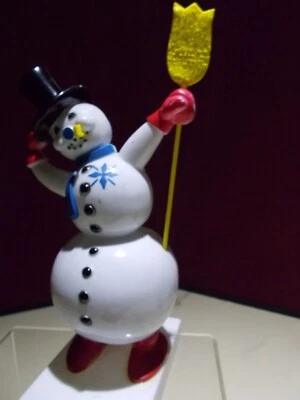 PLASTIC 🎅 ROSEN / ROSBRO "REPLACEMENT / REPLICA" ~ YELLOW PIPE FOR SNOWMAN 🎄