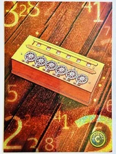 PASCAL’S CALCULATOR  #43  2024 Cardsmiths Currency SERIES 3 CRYSTAL SPARKLE Holo