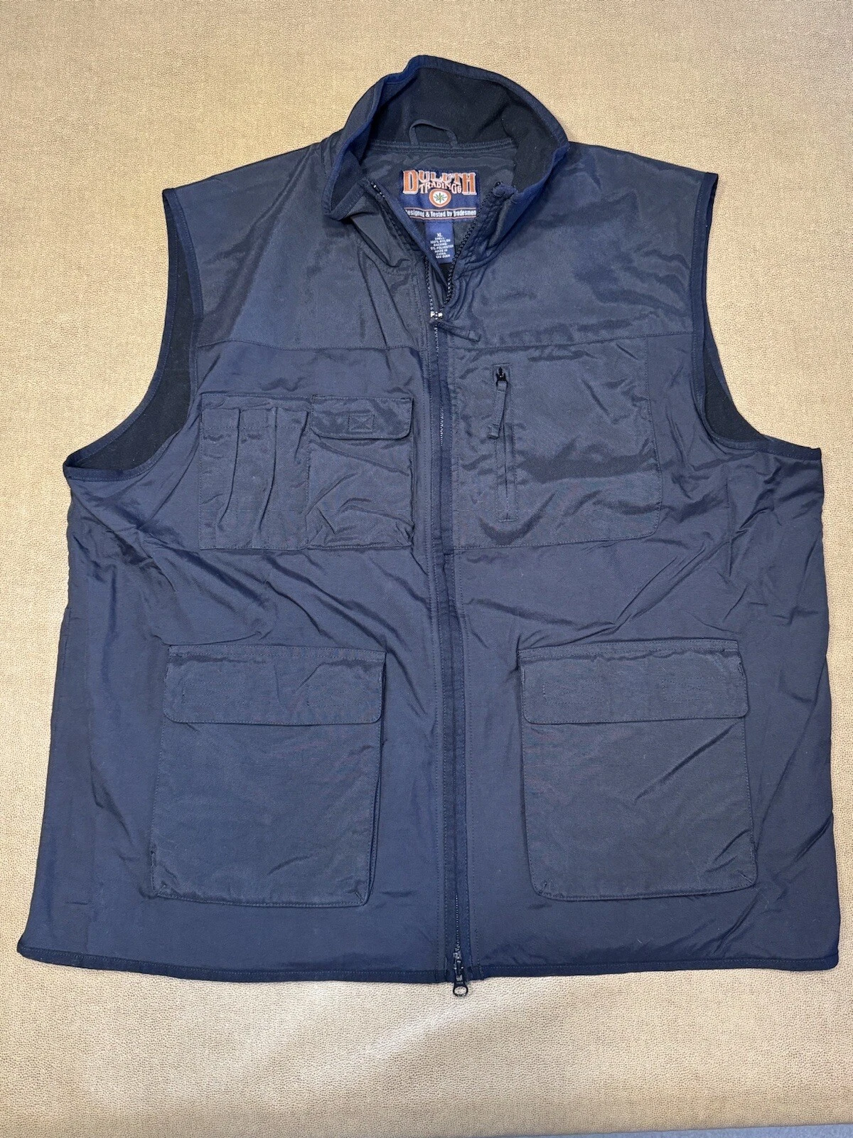 Duluth Insulated Vest X Large Dark Blue Nylon And Polyester