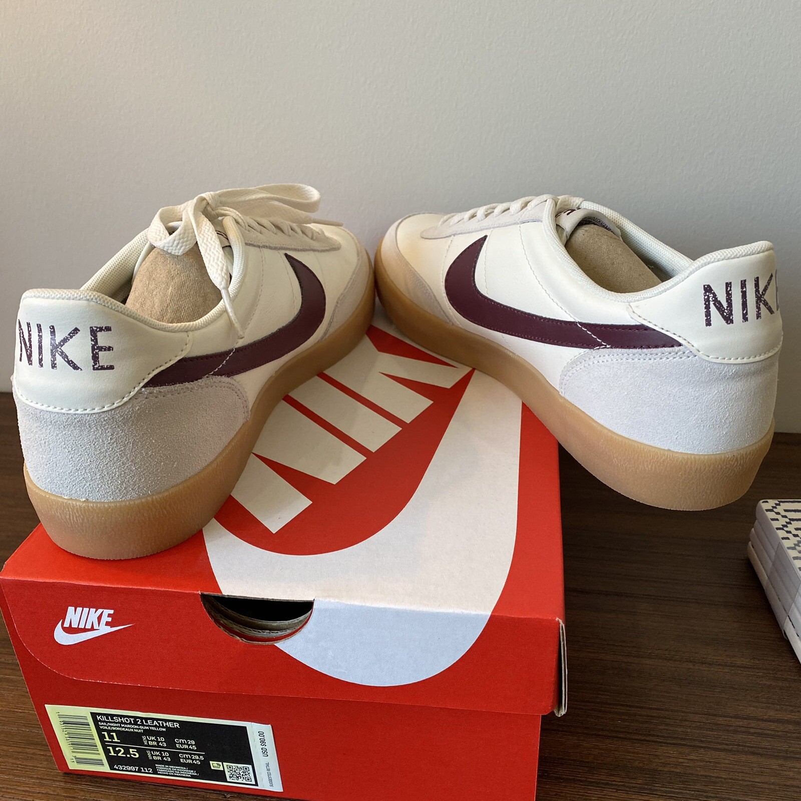 Size 11 - Nike Killshot 2 Night Maroon 