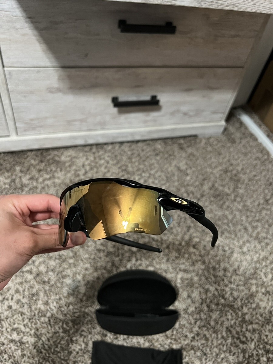 Oakley Radar Ev Path Polished Black Prizm 24k Gold Iridium Oakley Radar Ev Path Polished Black Prizm 24k Gold Iridium