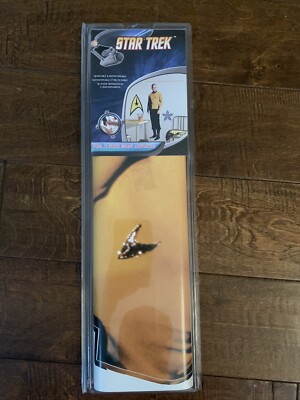 STAR TREK CAPTAIN KIRK PEEL & STICK GIANT WALL APPLIQUE REMOVABLE