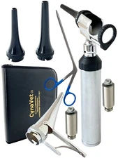 **NEW** High Grade LED Veterinary Operating Otoscope Kit -A+Quality -All in one