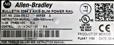 2094-PRS2 AB 2094-PRS2 Slim Power Rail 2094-PRS2 Spot Goods! Expedited Shipping