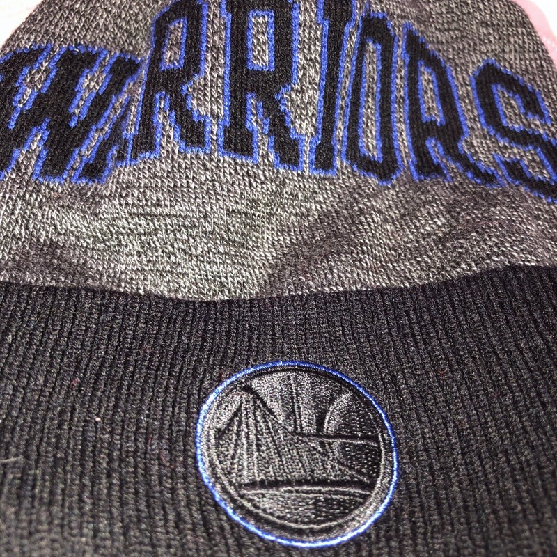Golden State Warriors Hat Winter Knit Beanie Cap Mitchell & Ness 