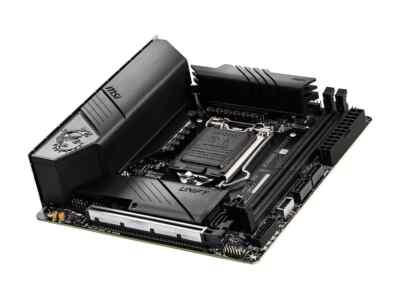 MSI MEG Z490I UNIFY LGA 1200 Intel Z490 SATA 6Gb/s Mini ITX Intel