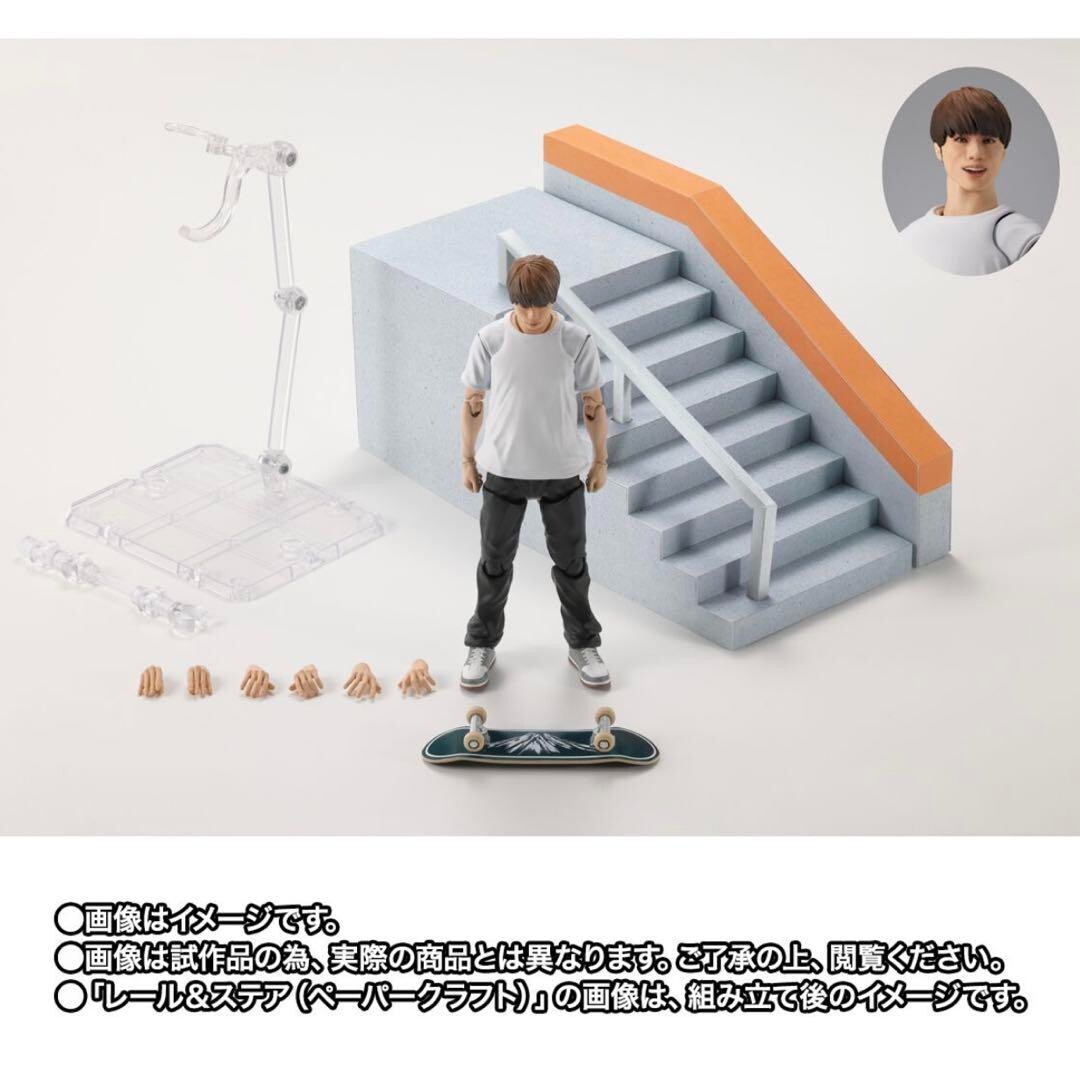 SHFiguarts Yuto Horigome フィギュア Bandai S.H.Figuarts Yuto Horigome Skateboarder from Japan for sale
