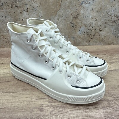 Converse Chuck Taylor All Star Construct Mens Size 13 White Sneakers A02832C