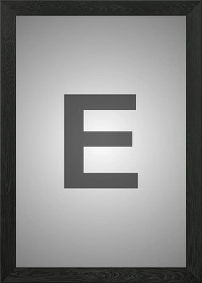 letter E in HD alphabet Framed Wall Art Poster Canvas Print Picture