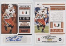 2018 Panini Contenders Draft Picks College Ticket Braxton Berrios Rookie Auto RC
