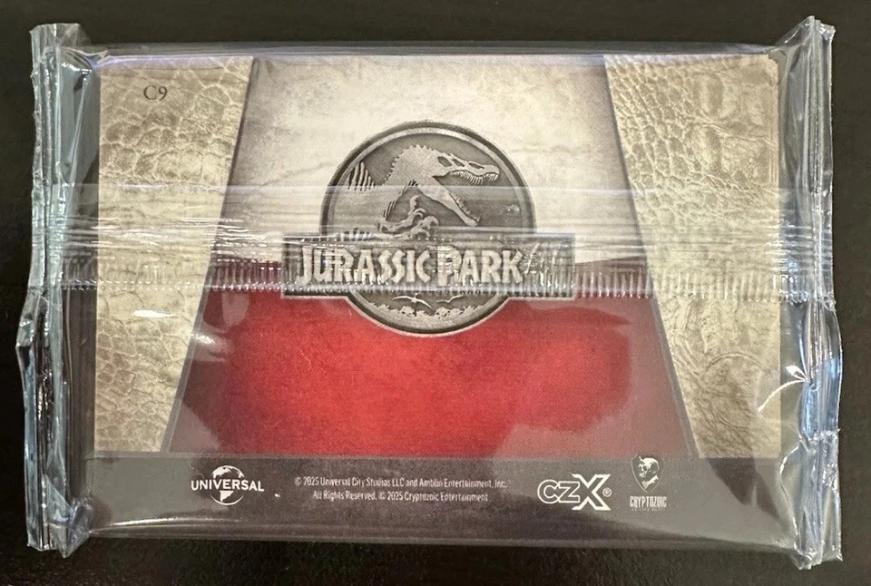 2025 SDCC Cryptozoic CZX JURASSIC PARK ~ 9 Card Set (Sealed) #'d /499 - Image 2 of 2