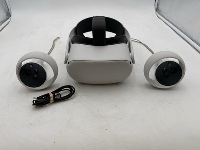 Meta Oculus Quest 2 128 GB All-In-One VR Headset White #2 READ